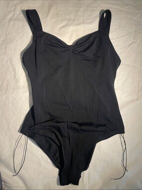 Nikolay Black Ballet Leotard - Tank, Adjustable Leg Lines